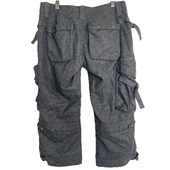 Ralph Lauren Blue Label Rugby Gray‎ Rare Jodhpurs Pants Wool Sz 0 - Picture 2 of 16